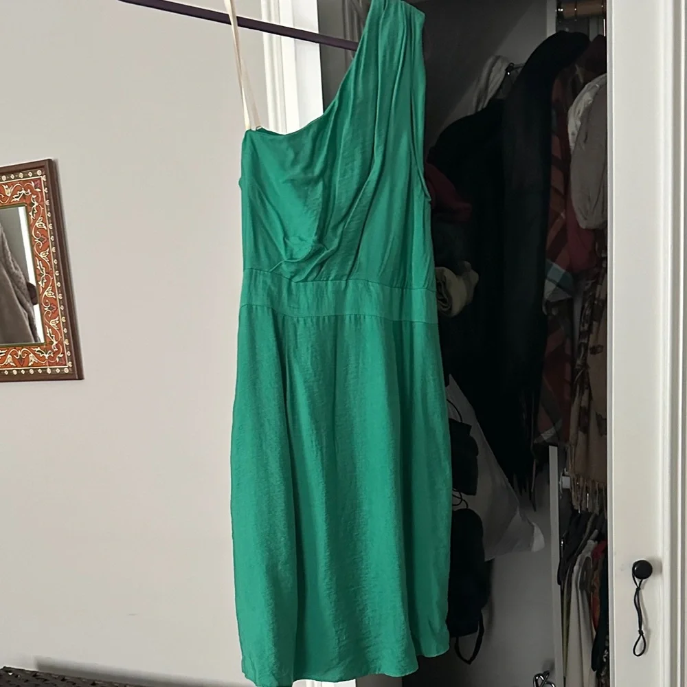 BCBGeneration Emerald One-Shoulder Dress - Picture 3 of 3
